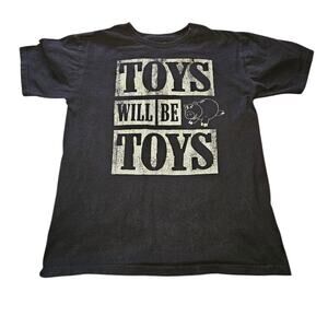 Medium Mens Toy Story Themed Funny Black Graphic T-Shirt From The Disney Store
